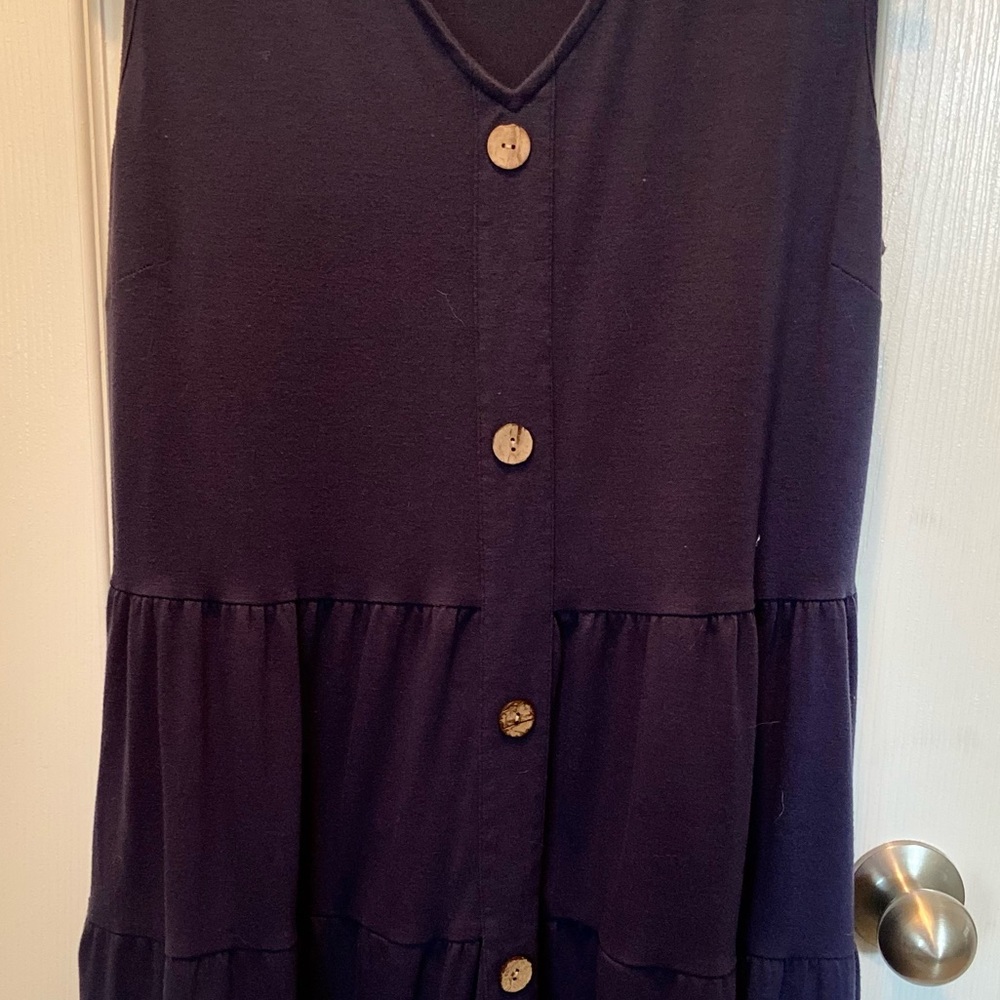Cotton button up dress, Woman’s Size XLarge